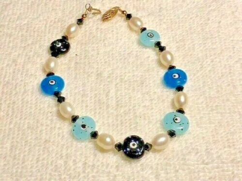 BLOOD RITUALS OF DELPHINE LALURIE, EVIL EYE BRACELET