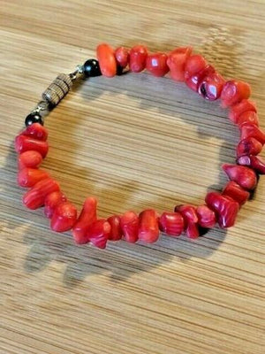 ANCIENT KILIOPOLIS FIRE DJINN, NATURAL STONE BRACELET