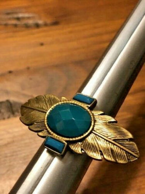 PHOENIX STONE, STONE AND LEAF RING