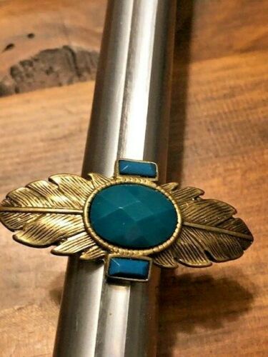 PHOENIX STONE, STONE AND LEAF RING