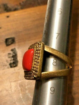 WINDOWS TO THE SOUL, RED COSTUME RING