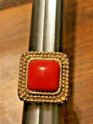 WINDOWS TO THE SOUL, RED COSTUME RING
