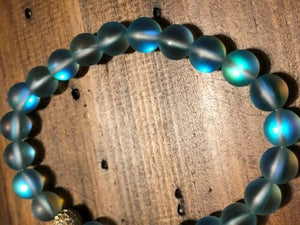 Tibetan Hidden Magic Bracelets, Blue Glowstones