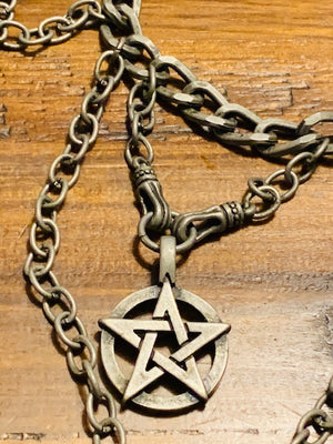 Triple-Casting Pentacle Necklace