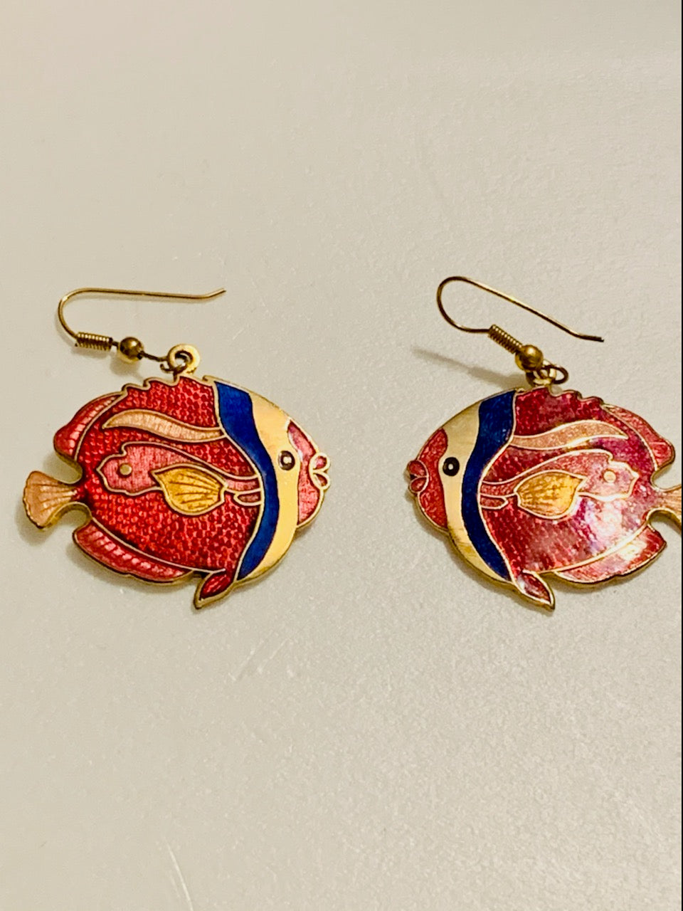Asian Good Luck Fish Earrings