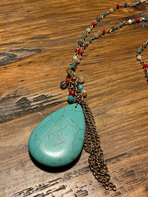Turquoise Spirit Guide Necklace, Bestowal of Gifts