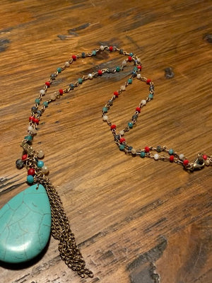 Turquoise Spirit Guide Necklace, Bestowal of Gifts