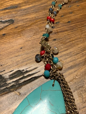 Turquoise Spirit Guide Necklace, Bestowal of Gifts