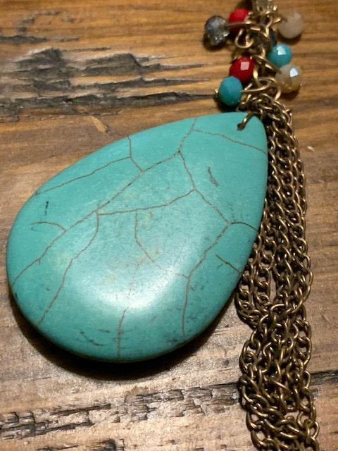 Turquoise Spirit Guide Necklace, Bestowal of Gifts