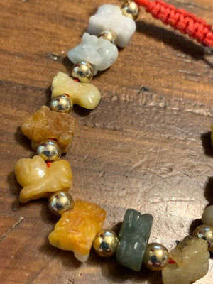 Asian Jade Zodiac Manifestation Bracelet