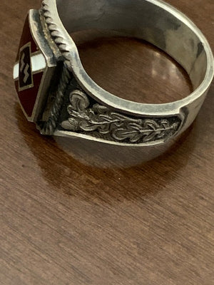 One-of-a-Kind German, "SS" Artifact Ring-- Extremely Powerful