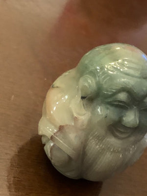 Wealth-Speaking, Antique, Jade Buddha