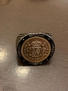 Extreme Wealth Mexican Coin Ring