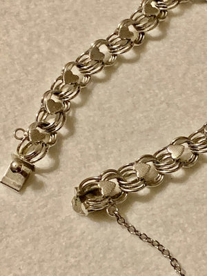 Zeta Magic Charm Bracelet w/Hearts-- Charms to Follow  (Bracelet Only)