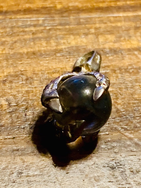 Royal Casket Vampire (STERLING CLAW PENDANT)