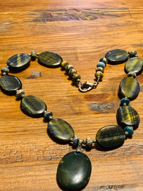 Wealth Transmutation of the Soul (REAL STONE NECKLACE)