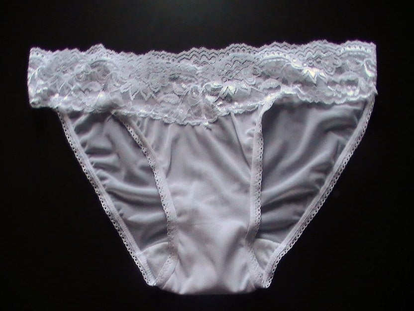 I WANT A ROCKET IN MY PANTIES SIZE M WHITE