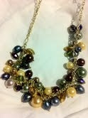 GENUINE FRESH WATER PEARLS IN RAINBOW COLORS
